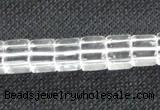 CNC60 15.5 inches 8*8mm cube grade A natural white crystal beads