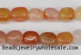 CNG06 15.5 inches 9*12mm nuggets agate gemstone beads