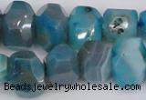 CNG1078 15.5 inches 10*14mm - 15*20mm faceted nuggets agate beads