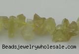 CNG1117 15.5 inches 8*12mm - 13*18mm nuggets lemon quartz beads