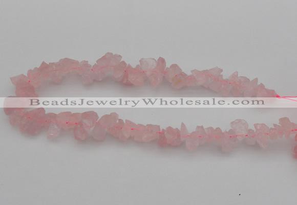 CNG1119 15.5 inches 8*12mm - 13*18mm nuggets rose quartz beads