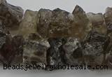 CNG1129 15.5 inches 8*12mm - 13*18mm nuggets smoky quartz beads