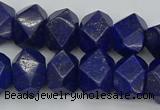 CNG1147 15.5 inches 10*14mm - 13*18mm faceted nuggets lapis lazuli beads