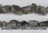 CNG12 15.5 inches 8*14mm nuggets labradorite gemstone beads