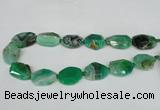 CNG1204 15.5 inches 20*30mm - 25*35mm freeform agate beads