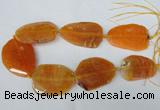 CNG1211 15.5 inches 35*45mm - 45*55mm freeform agate beads