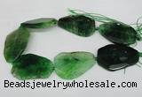 CNG1215 15.5 inches 35*40mm - 40*55mm freeform agate beads