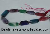 CNG1225 15.5 inches 18*30mm - 20*45mm freeform agate beads