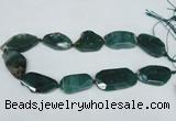 CNG1233 15.5 inches 20*35mm - 35*45mm freeform agate beads