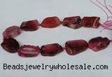 CNG1239 15.5 inches 25*35mm - 30*45mm freeform agate beads