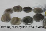 CNG1253 15.5 inches 30*40mm - 45*50mm freeform agate beads