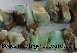 CNG1316 15.5 inches 12*16mm - 15*20mm nuggets australia chrysoprase beads