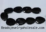 CNG1334 15.5 inches 35*40mm faceted freeform agate beads