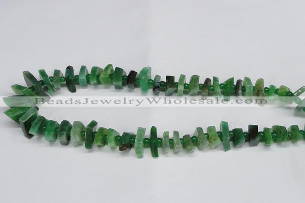 CNG1402 15.5 inches 10*15mm - 12*22mm nuggets agate gemstone beads