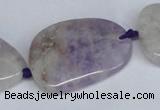 CNG1427 15.5 inches 20*30mm - 35*45mm freeform lavender amethyst beads