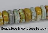 CNG1445 15.5 inches 6*15mm - 8*15mm nuggets agate gemstone beads