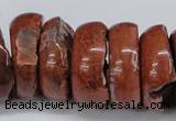 CNG1462 15.5 inches 11*30mm - 13*30mm nuggets agate gemstone beads