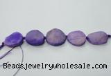 CNG1512 8 inches 20*30mm - 25*35mm freeform agate beads