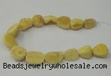 CNG1518 8 inches 12*16mm - 15*22mm freeform agate beads