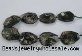 CNG1632 15.5 inches 30*40mm - 35*45mm faceted freeform agate beads