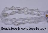 CNG1700 15.5 inches 15*20mm - 18*35mm nuggets white crystal beads