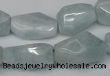 CNG1720 15.5 inches 15*20mm - 20*30mm nuggets aquamarine beads