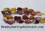 CNG1730 15.5 inches 15*20mm - 20*30mm nuggets mookaite beads