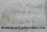 CNG1820 15.5 inches 20*25mm - 25*30mm nuggets white crystal beads