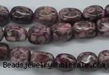 CNG203 15.5 inches 8*10mm nuggets crazy lace agate gemstone beads