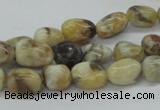 CNG207 15.5 inches 7*9mm nuggets feldspar gemstone beads