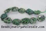 CNG2162 15.5 inches 25*35mm - 35*40mm nuggets druzy agate beads