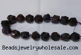 CNG2186 15.5 inches 13*18mm - 15*20mm faceted nuggets agate beads