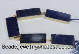 CNG2445 15.5 inches 20*40mm - 20*45mm freeform lapis lazuli beads