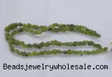 CNG2537 4*6mm – 6*10mm nuggets peridot beads wholesale