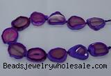 CNG2609 15.5 inches 30*35mm - 40*45mm freeform agate beads