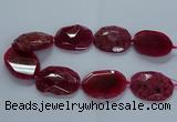 CNG2649 15.5 inches 30*38mm - 40*50mm freeform agate beads