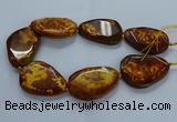 CNG2653 15.5 inches 38*48mm - 42*55mm freeform agate beads