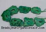 CNG2681 15.5 inches 30*40mm - 40*50mm freeform druzy agate beads