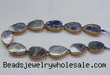 CNG2726 15.5 inches 18*28mm - 20*30mm freeform sodalite beads