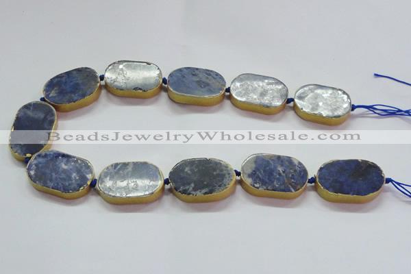 CNG2728 15.5 inches 18*28mm - 20*30mm freeform sodalite beads