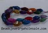 CNG2737 15.5 inches 15*30mm - 20*40mm nuggets agate beads