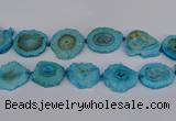 CNG2765 15.5 inches 30*40mm - 45*50mm freeform druzy agate beads