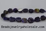 CNG2769 15.5 inches 20*22mm - 22*26mm freeform agate beads