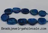 CNG2778 15.5 inches 30*35mm - 35*40mm freeform agate beads