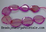 CNG2790 15.5 inches 30*40mm - 40*55mm freeform agate beads