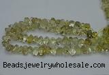 CNG2824 10*14mm - 13*18mm faceted nuggets lemon quartz beads