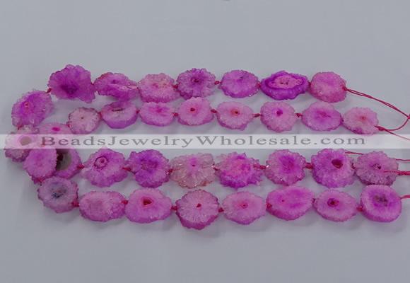 CNG2847 15.5 inches 15*20mm - 25*30mm freeform druzy agate beads