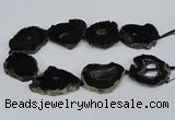 CNG2897 15.5 inches 35*40mm - 45*50mm freeform druzy agate beads