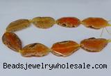 CNG2950 15.5 inches 25*35mm - 30*50mm freeform agate beads