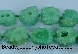 CNG2971 15.5 inches 8*10mm - 15*18mm freeform druzy agate beads